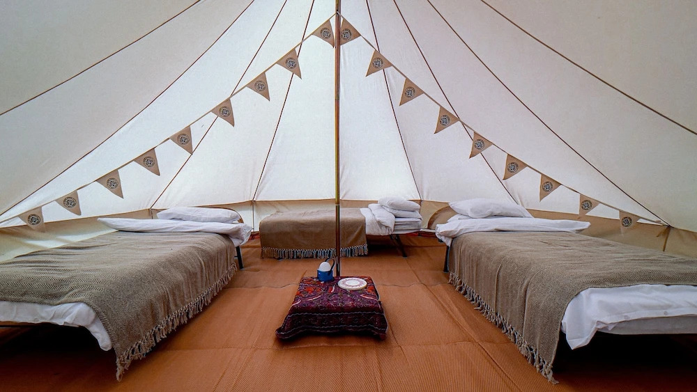 Nine Yards Bell Tents at the TT - Castletown