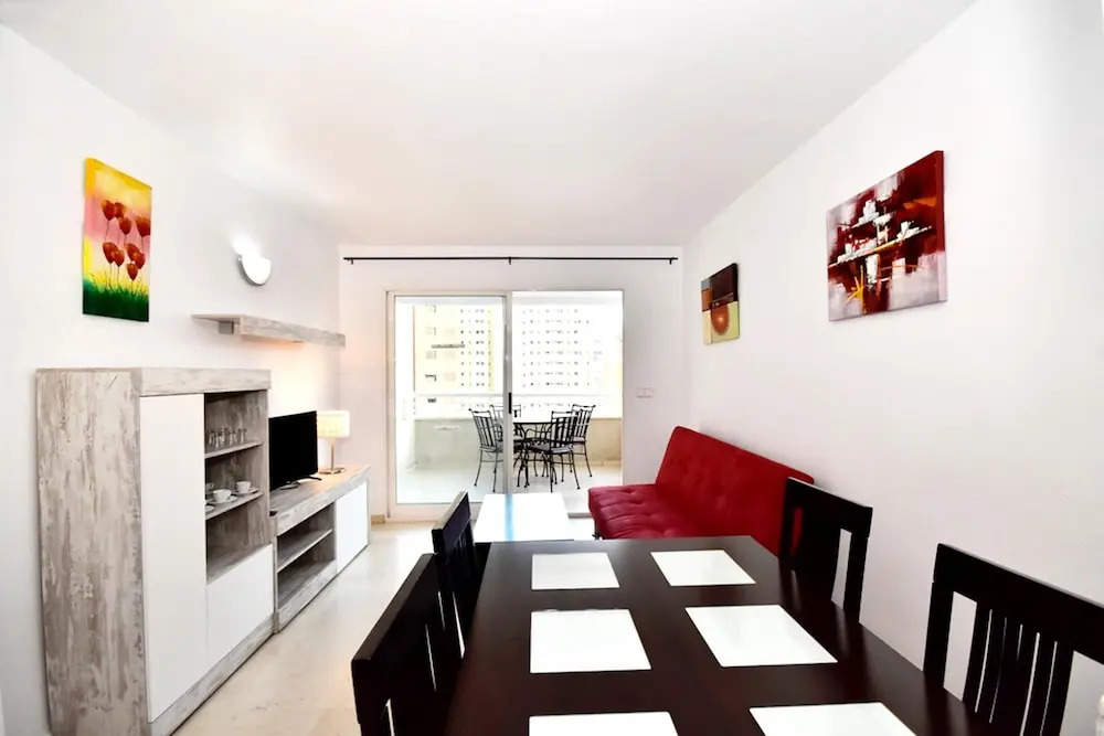 Apartment with One Bedroom in Benidorm, with Wonderful Sea View, Pool Access And Terrace - 700 M From the Beach