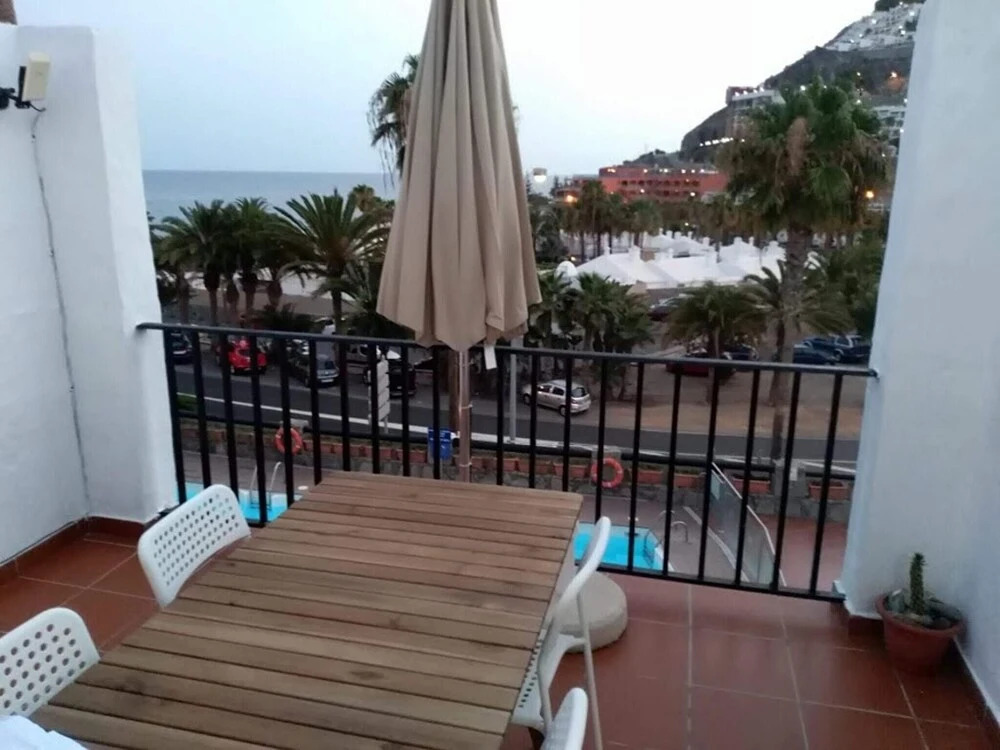 Apartment With one Bedroom in Mogán, With Wonderful sea View, Pool Acc
