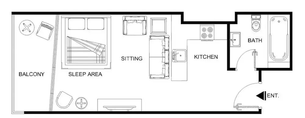 LUX  The Marina View Suite 1