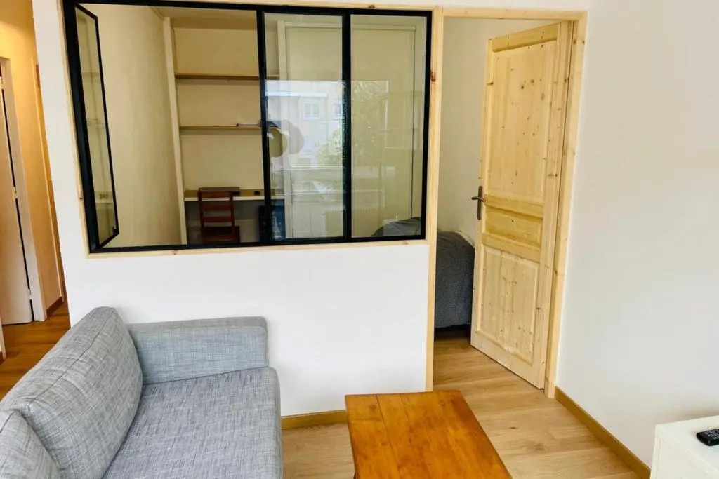 Furnished Apartment With Balcony & Parking in A Secure Residence