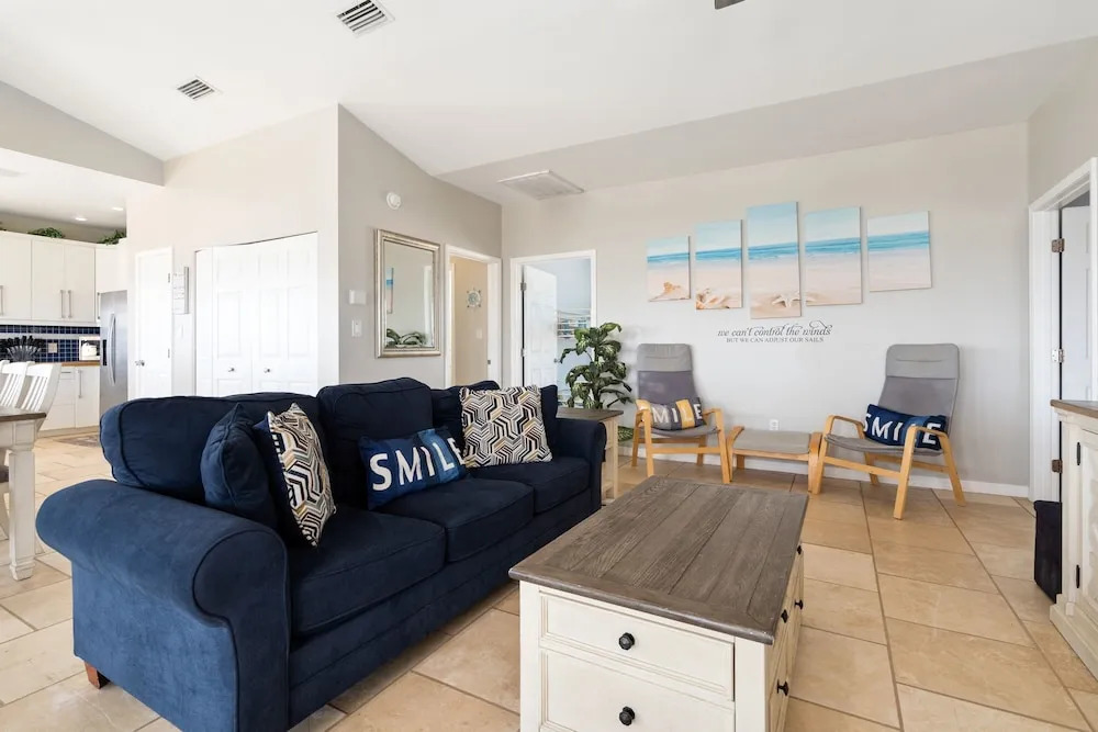 Marisol - Pet Friendly And Gulf Front! Enjoy The Large Deck With Amazing Views! 3 Bedroom Home by RedAwning