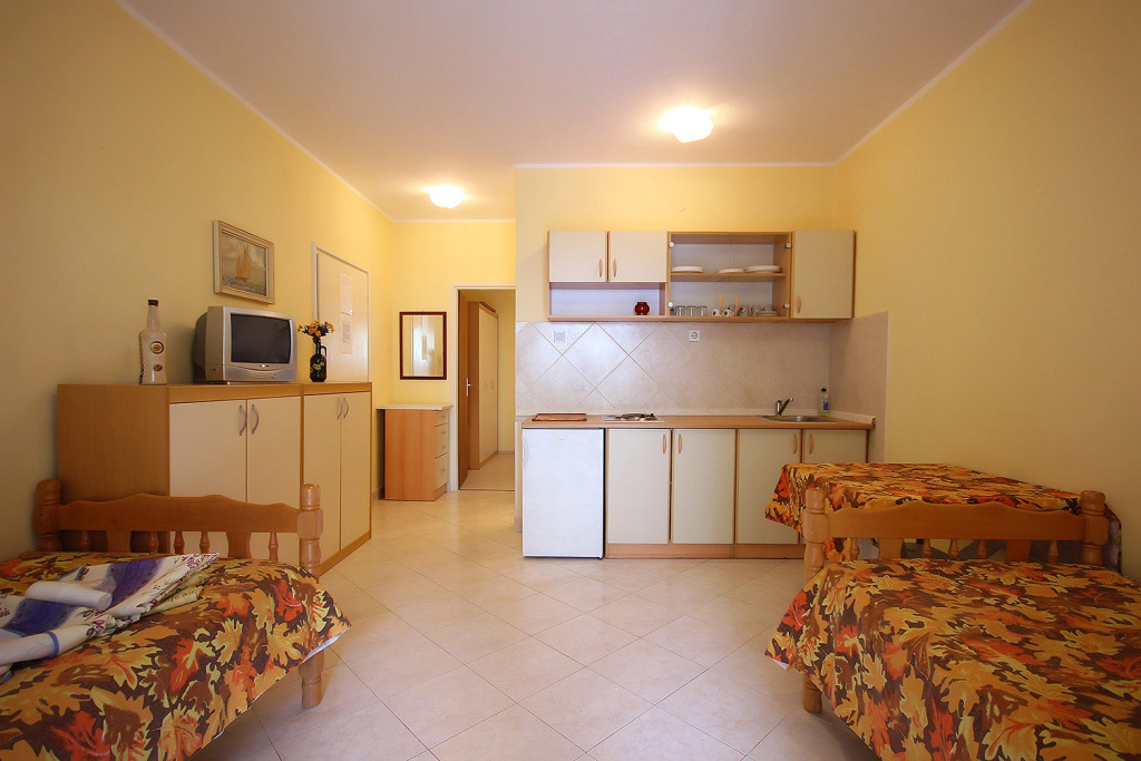 Apartment Dino - apartments with hot tub: A1 Novalja, Island Pag