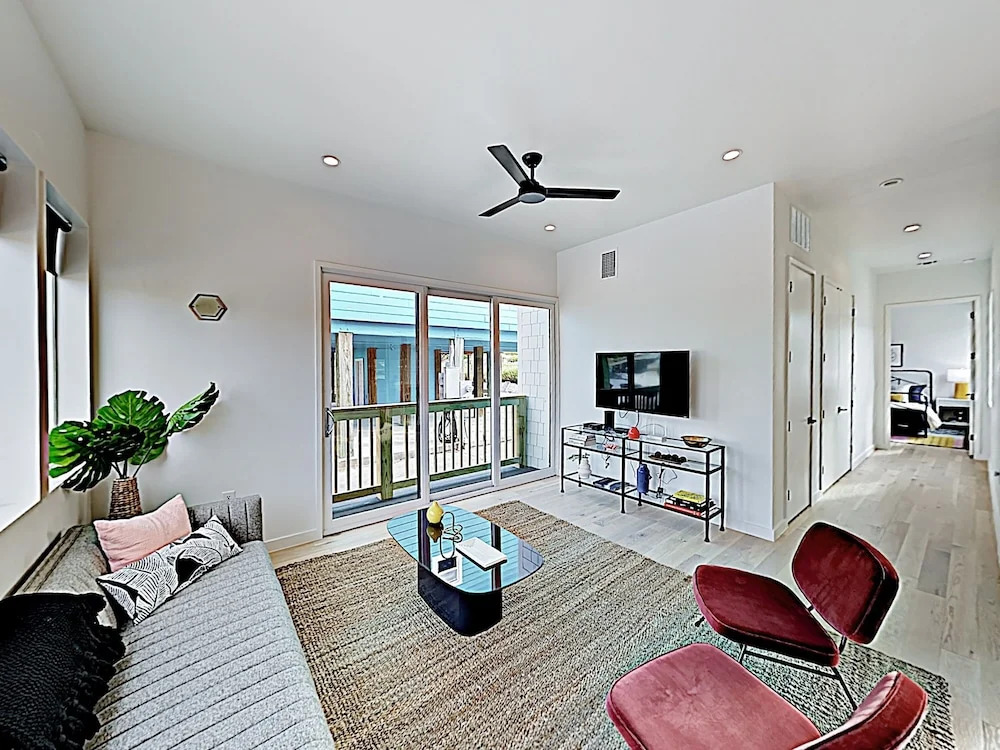 New Listing! Modern Beachside Bliss W/ Patio 3 Bedroom Home