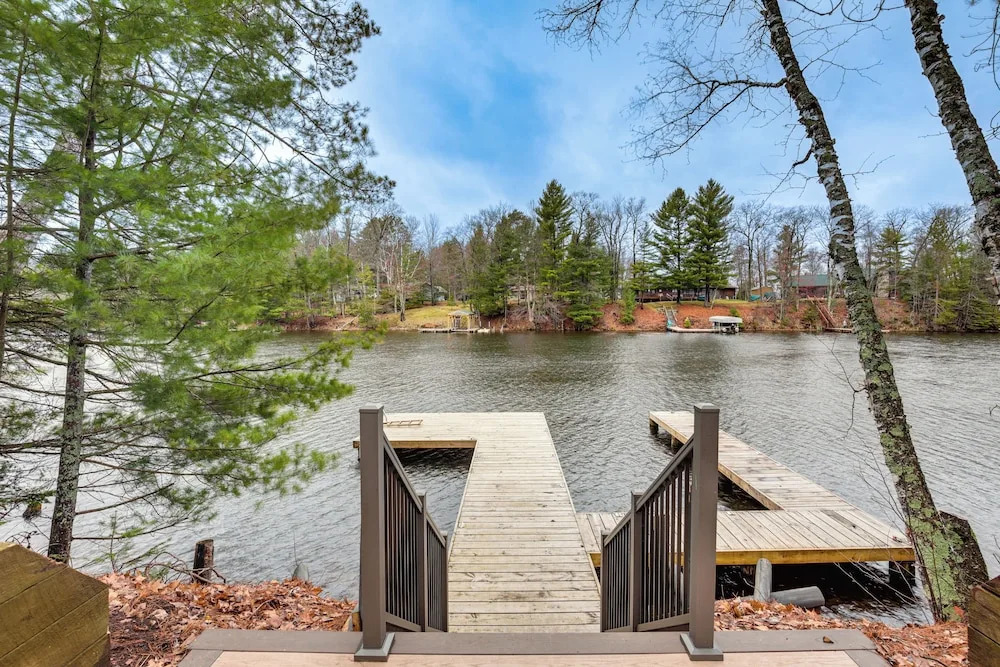 Waterfront Eagle River Lake Home w/ Boat Dock