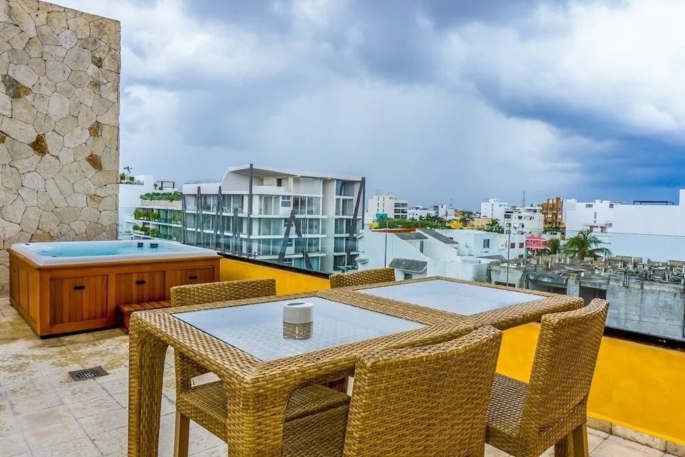 Lunada 314 Modern Playa del Carmen Condo with Tropical Garden View by RedAwning