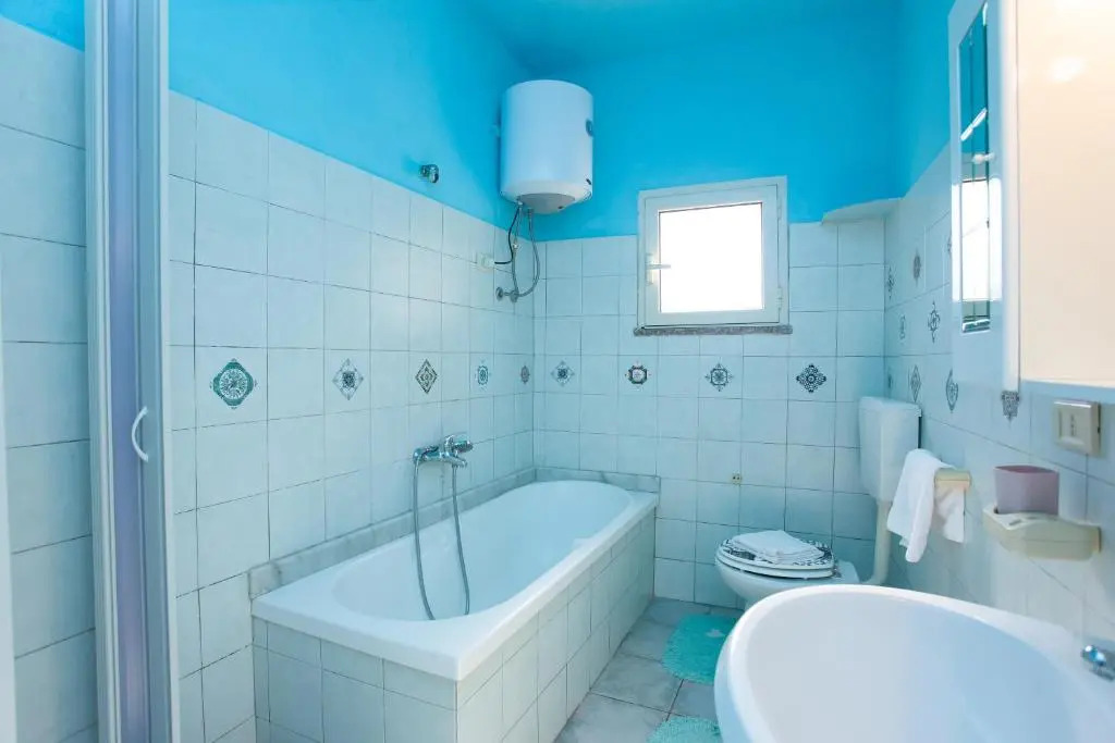 Blue house in santa Lucia