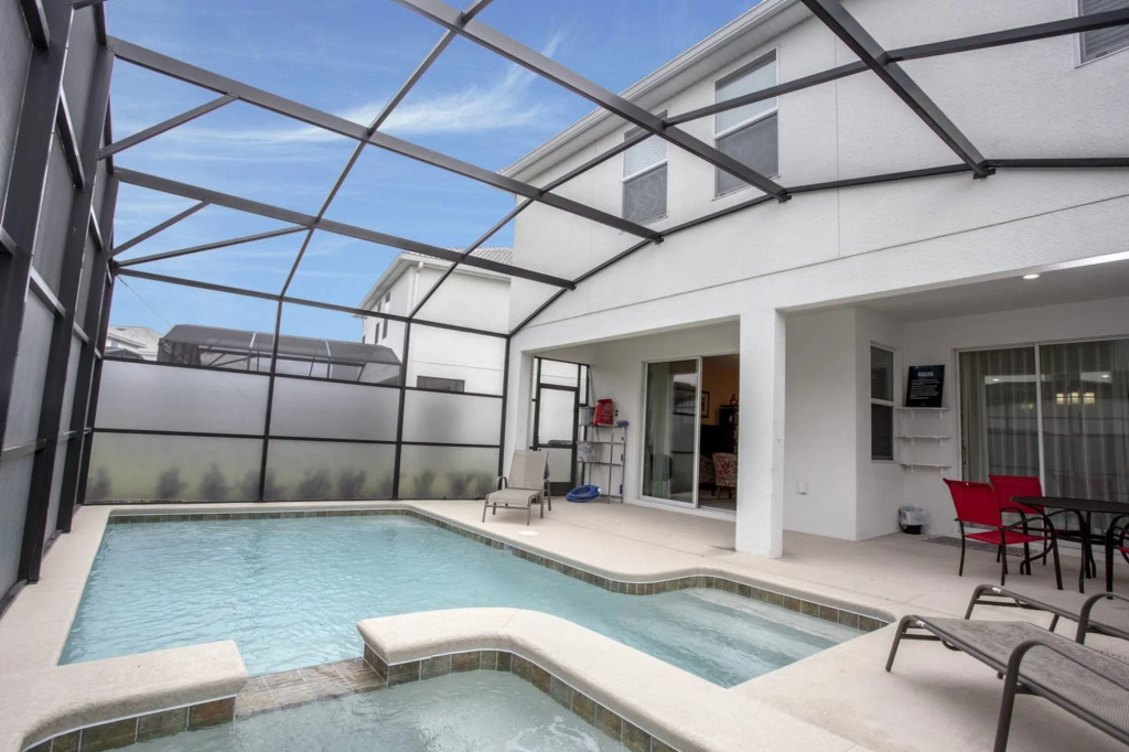 Spacious home with a large pool near Disney