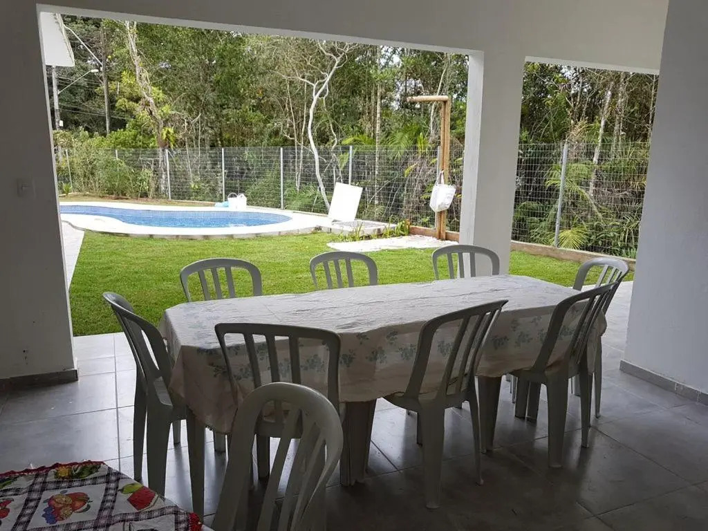 Bertioga, Praia Guaratuba, Costa do Sol - Ampla casa, nova, 4 suítes c/piscina