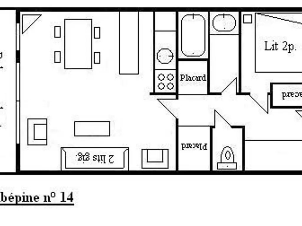 Appartement Méribel, 2 pièces, 4 personnes - FR-1-180-104