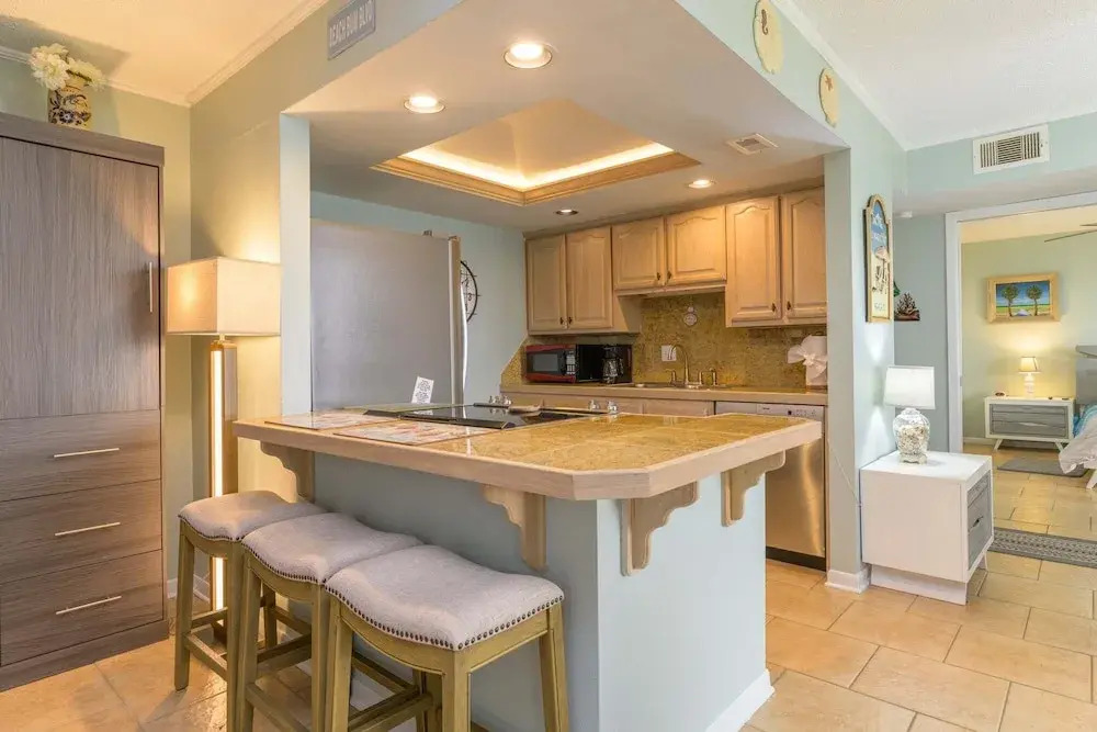 Tiki 118 - Modern Beachside 1br Condo W/ Ac & Wifi 1 Bedroom Condo