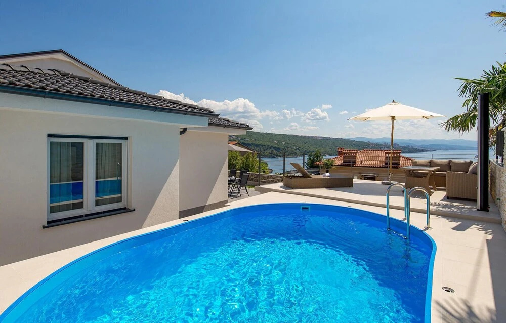 Beautiful Home in Volosko With Outdoor Swimming Pool, Wifi and 2 Bedrooms