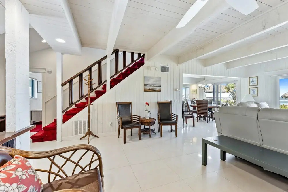 Large Beachfront Deck on Car Free Beach - 5747 S Atlantic