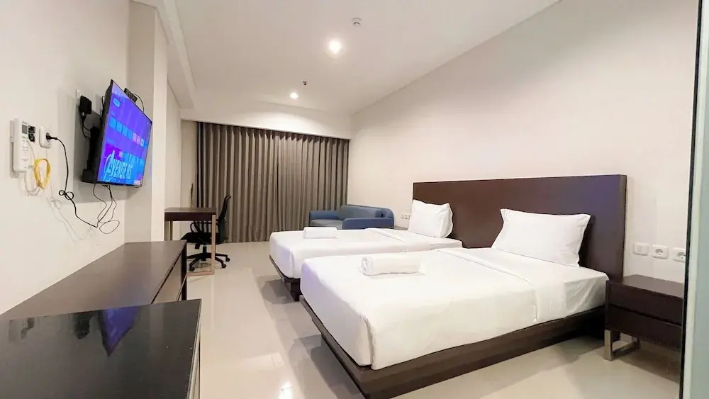 Relaxing And Stylish Studio (No Kitchen) Apartment At Skales Residence Nusa Dua Bali