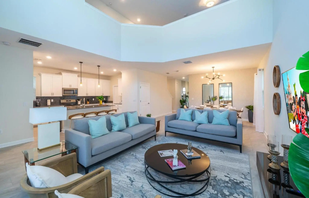 GV8987 Champions Gate Condo 5 Bedroom bathroom 5 Private Pool & Jaccuzi, Free Waterpark