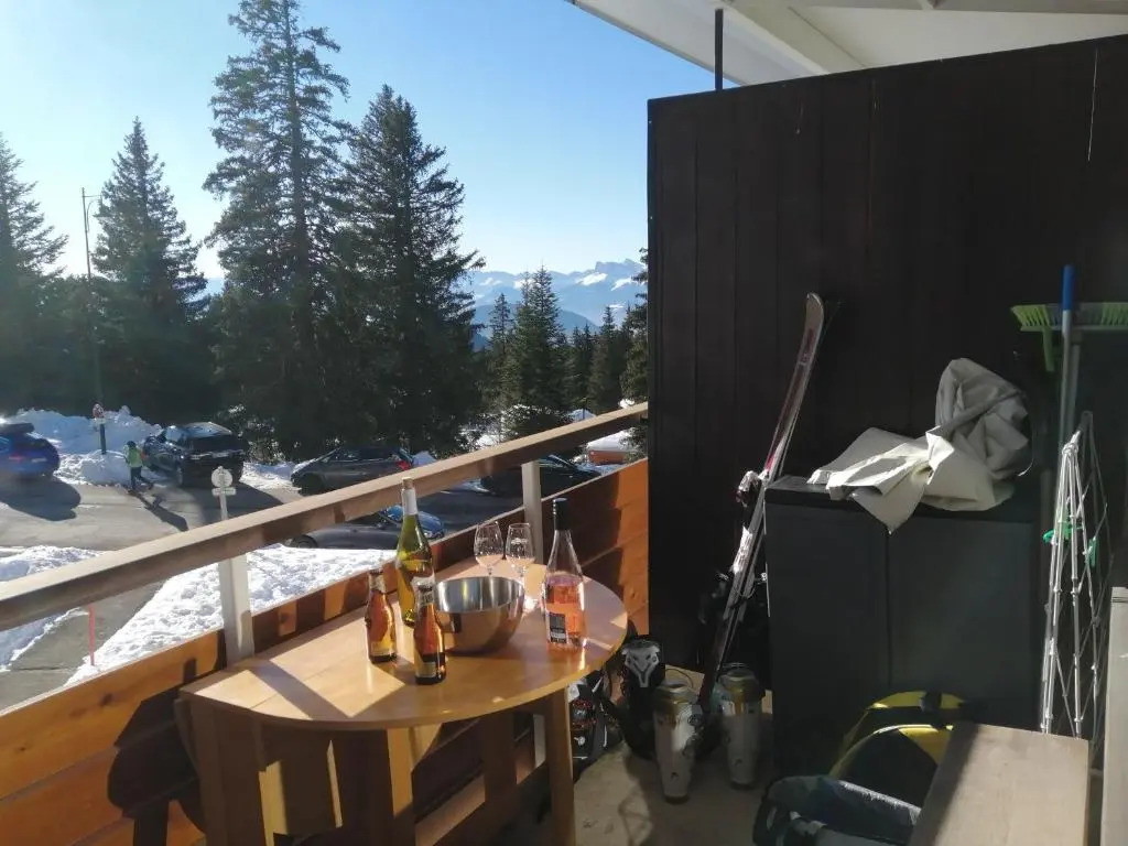 Le Flocon-Studio cabine-Balcon 4-6 Pers à 100m des pistes