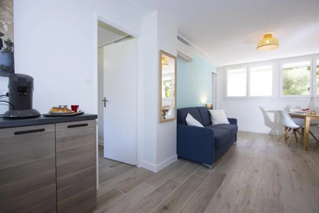 L'orée de la plage: appt. tout confort 4/6 pers. 400 m de la plage