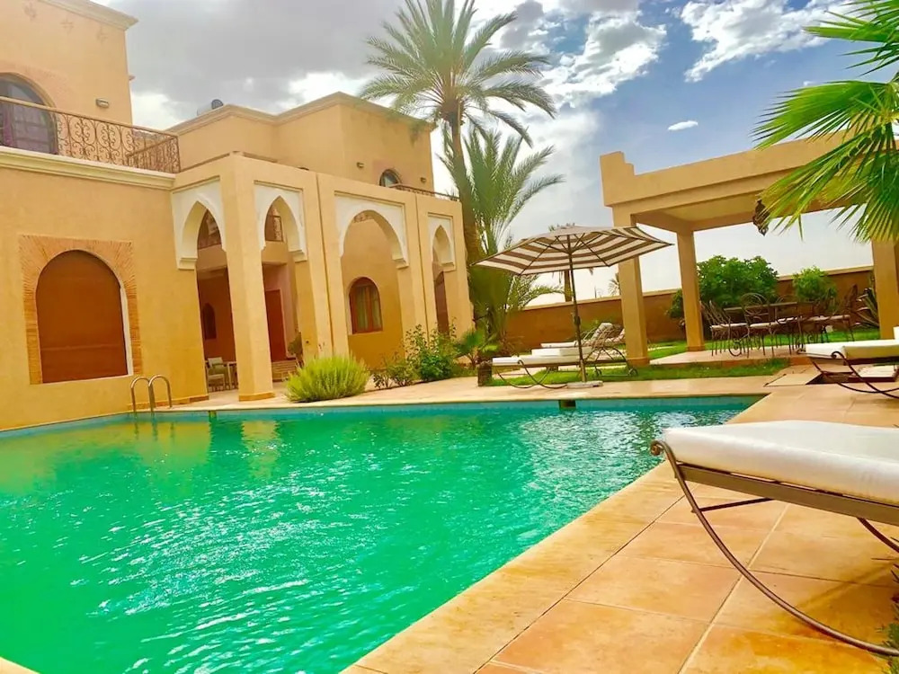 Villa With 4 Bedrooms in Marrakech, With Wonderful Mountain View, Private Pool, Enclosed Garden