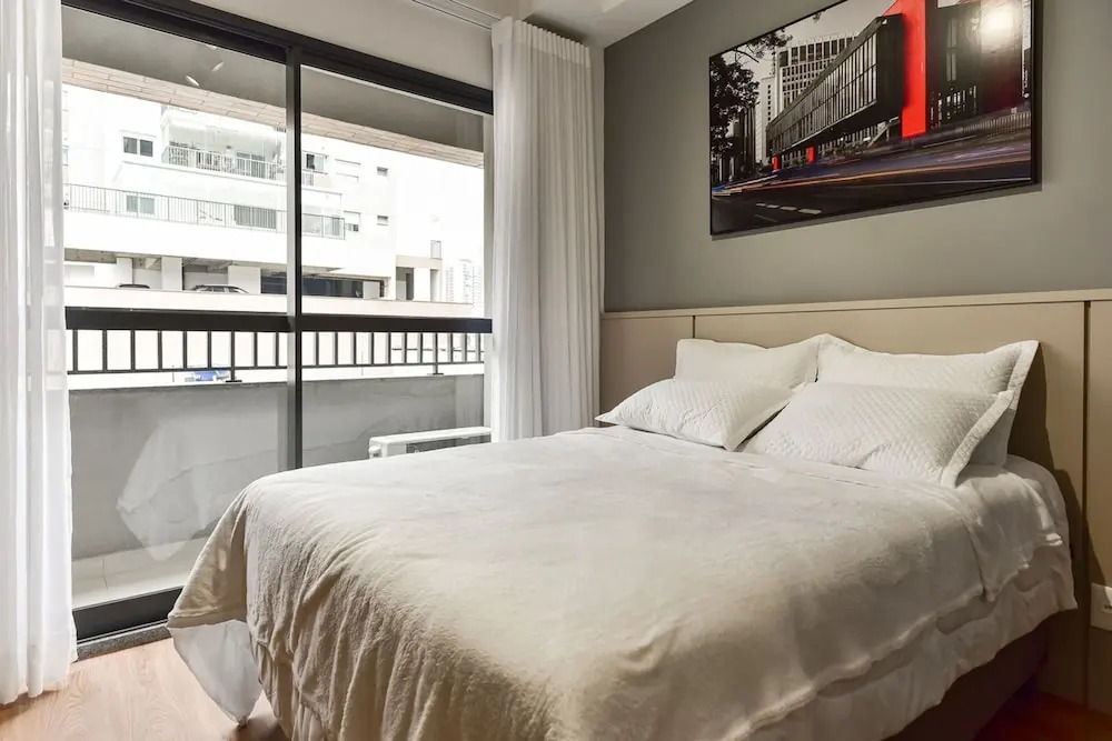 Studio Moderno c Academia a 800m do Metr Brooklin