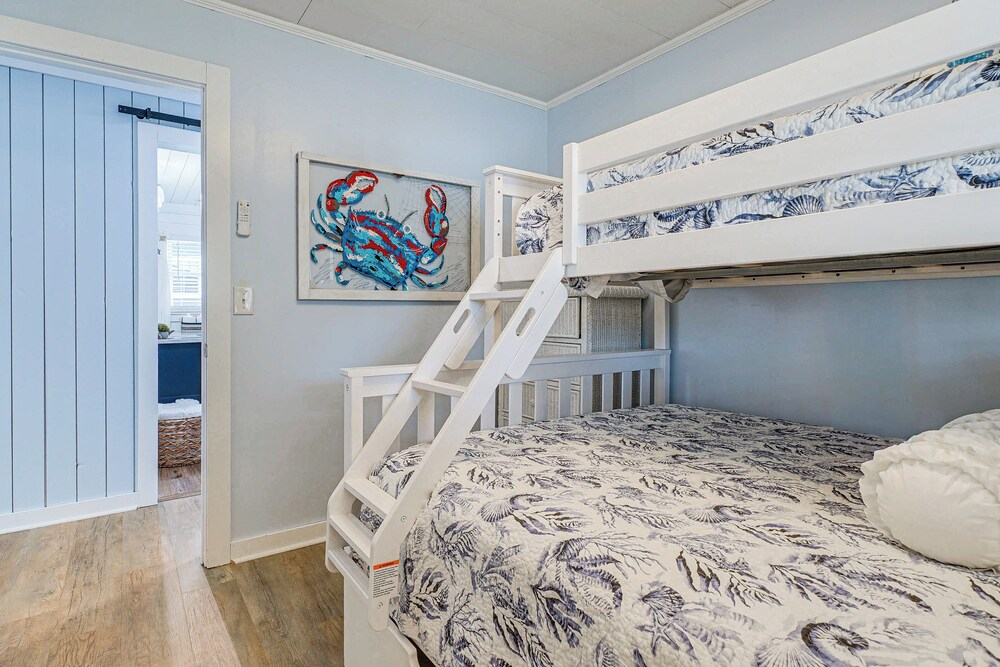 < 1 Mi to Beach: Oak Island Retreat w/ Swim Spa!
