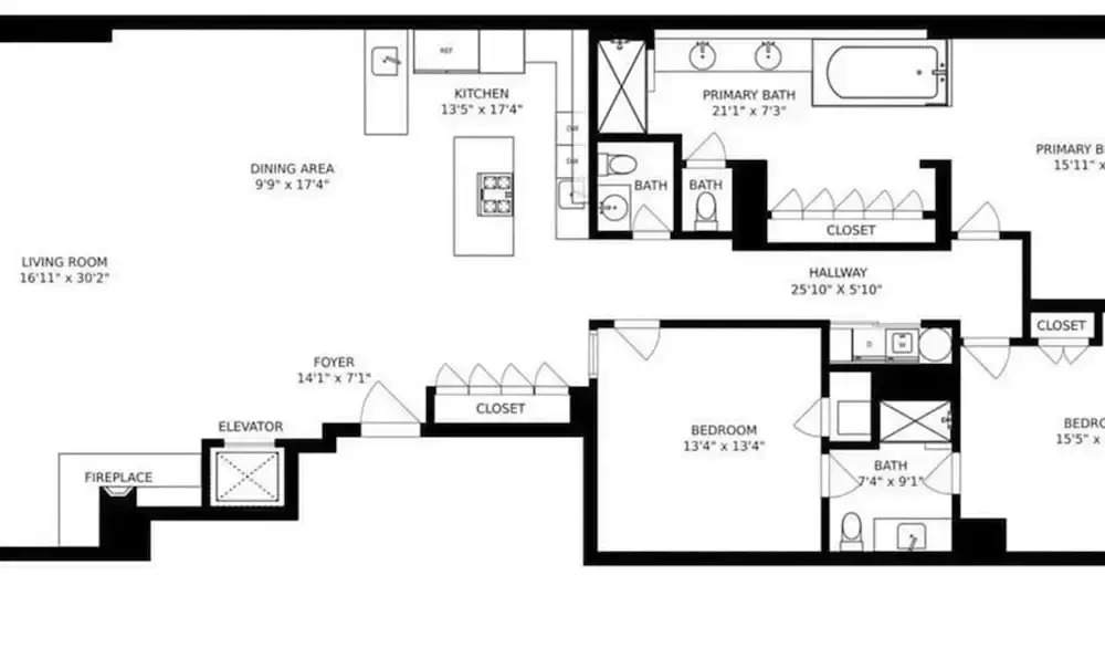 Rialto V by Rove Travel Union Square 3BR Loft