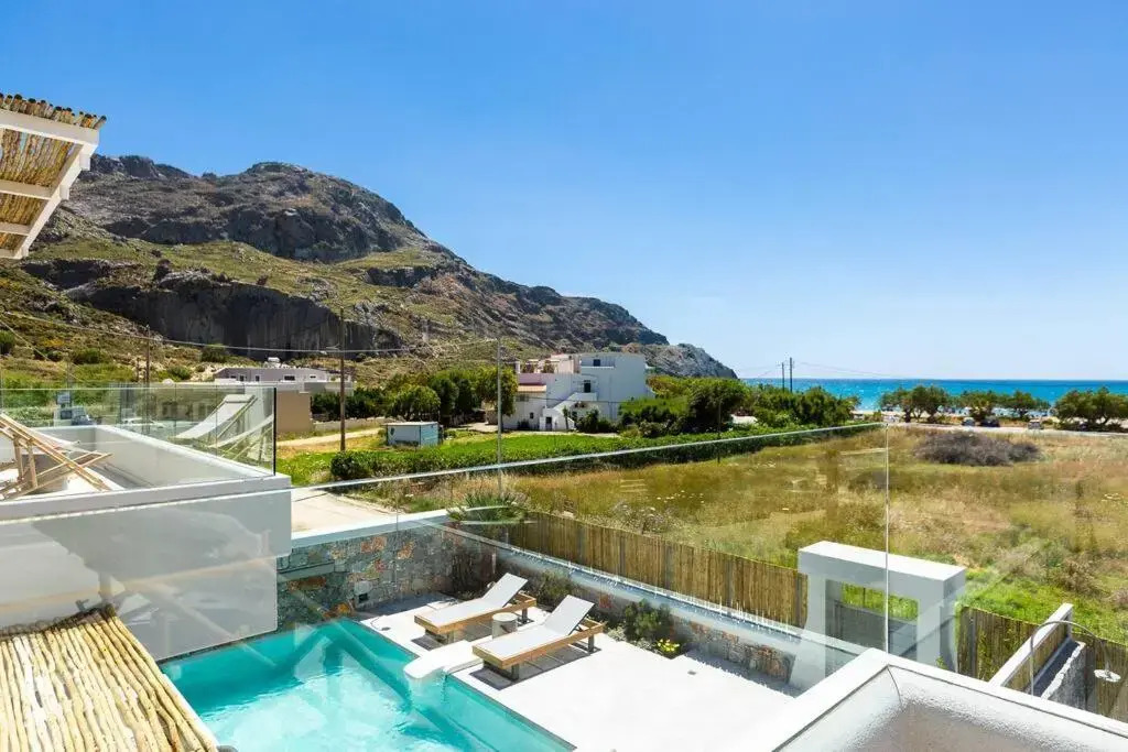 Villa Daphne-Naiades/ 2 bedrooms,luxury,beachfront
