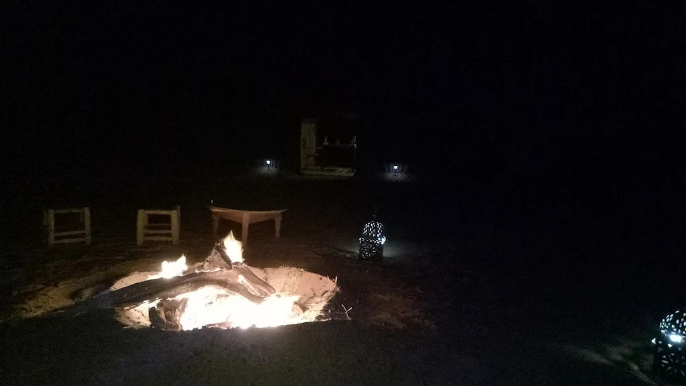 Quiet luxury desert camp