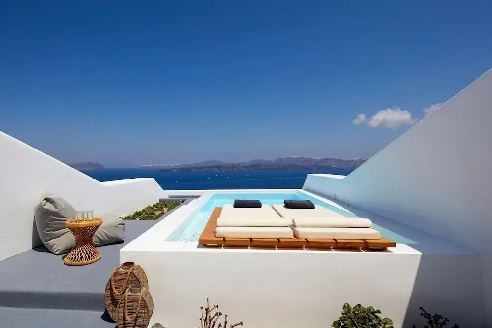Phos the Boutique - Luxury Villas Suites Santorini Honeymoon Suite With Heated Infinity Pool - Caldera Sea View