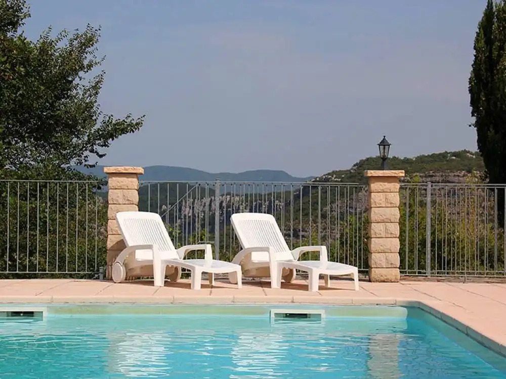 Quiet Holiday Home in Les Vans With Pool