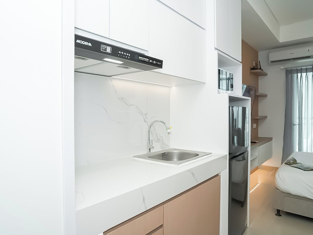 Japandi Style Studio Apartment At B Residence Grogol