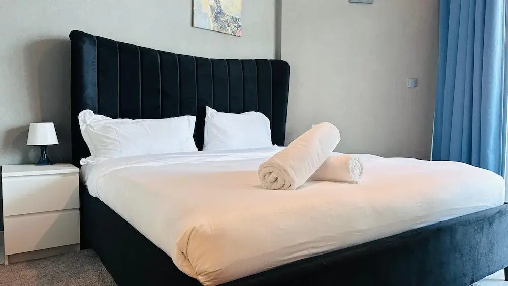 Premium 2 Bedroom with Burj Khalifa and Canal view in Millennium Binghatti Residence