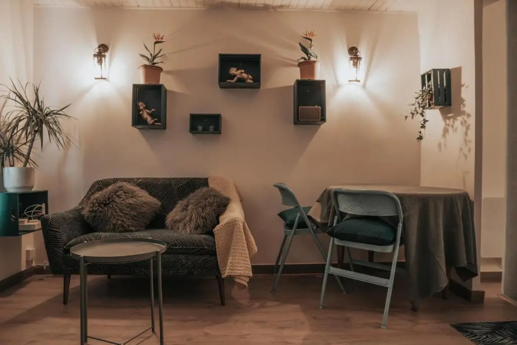 Grand studio, vue mer centre ville carte parking