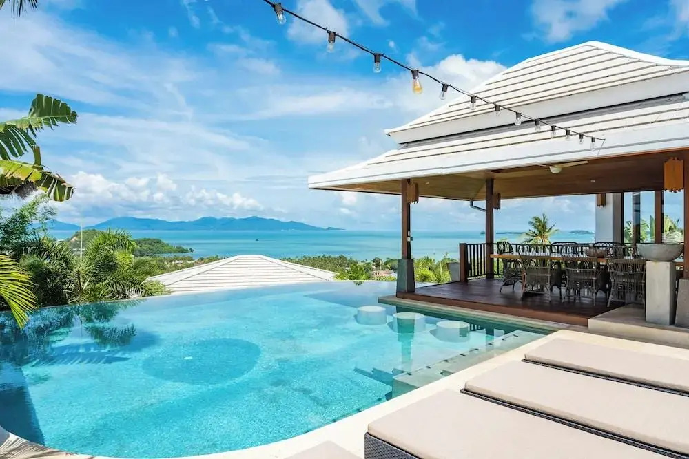 5 Bed Sea View Villa In Bophut - Kbr25