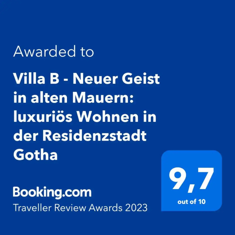 Villa B - Neuer Geist in alten Mauern: luxuriös Wohnen in der Residenzstadt Gotha
