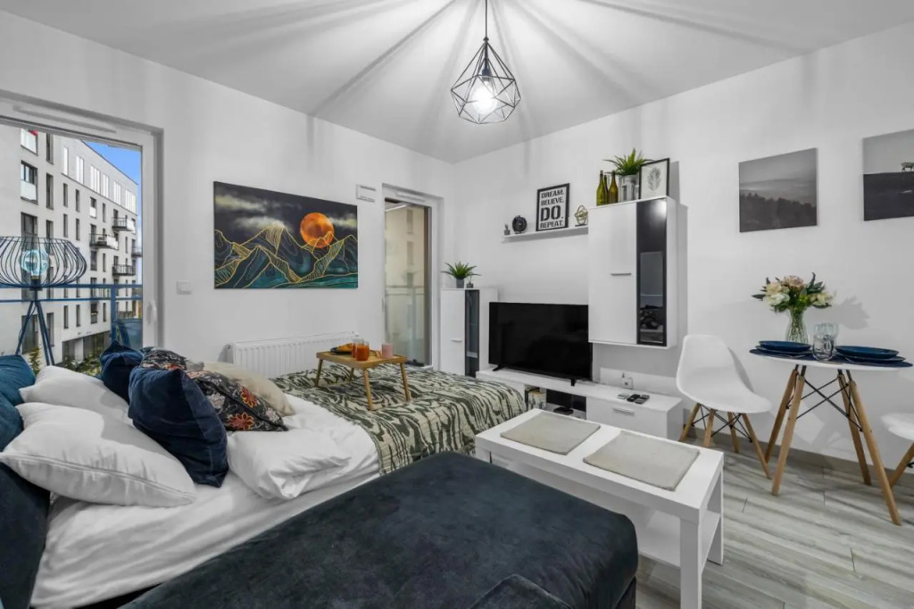 Targowa 10 studio for 4guest with balcony