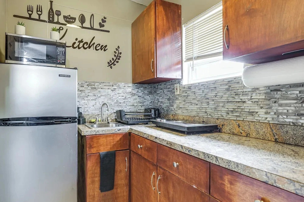 Private Patio & Yard: East Orlando Extended Stay