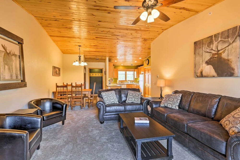 Steps to Grand Lake: Condo w/ Deck & Mtn Views