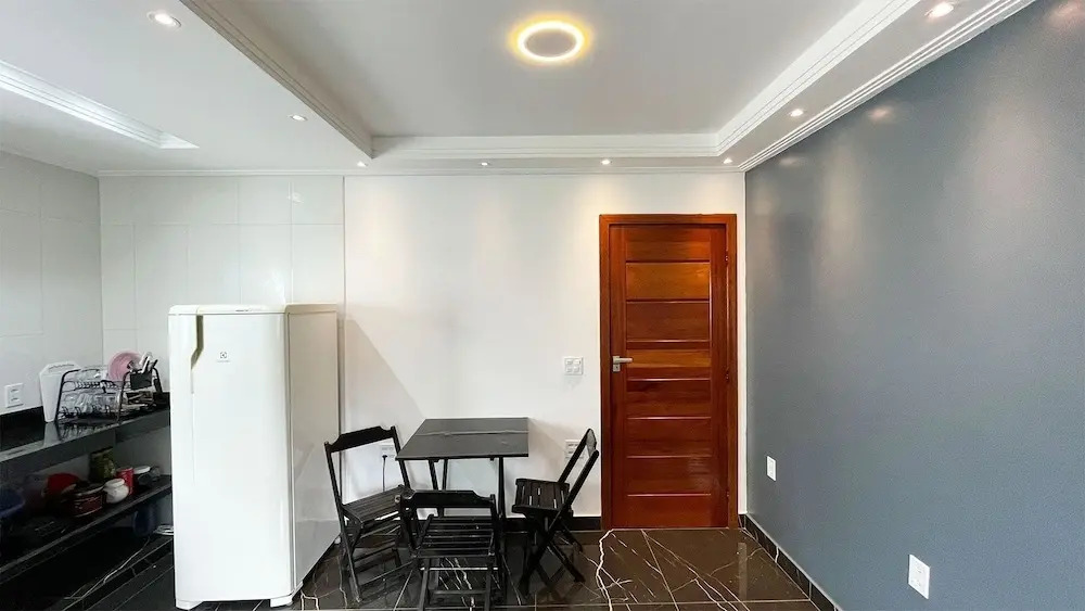 The Férias Loft confortável c cozinha
