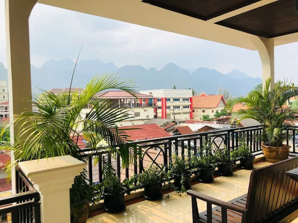 Central hotel Vang Vieng