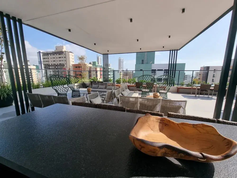 Flat 350m da praia de Tambaú - conforto