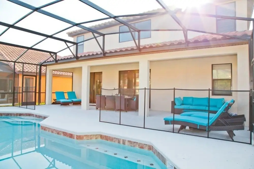 New Sleeps 16 W/pool,spa& Star Wars Game Room 6 Bedroom Villa
