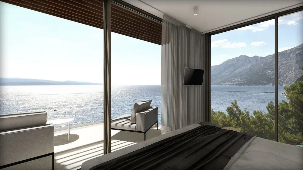 Villa Colomba a luxury villa in Brela, seafront