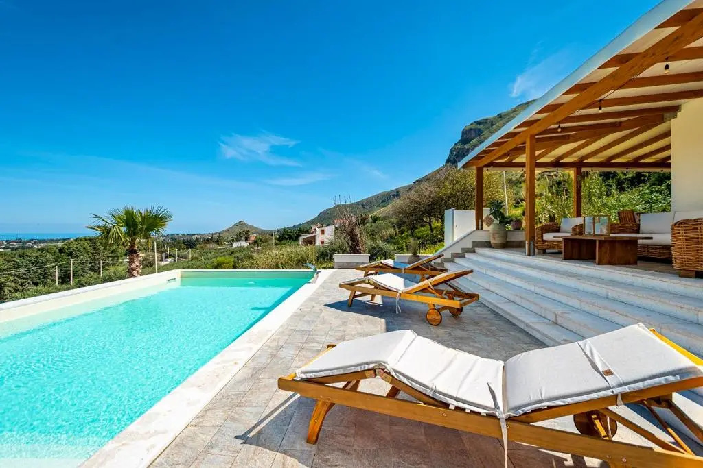 Villa Bellacosa con Piscina Privata vista mare