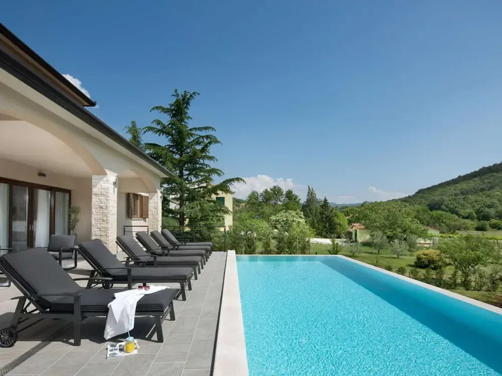 Villa With Pool Surrounded by Woods in Labin