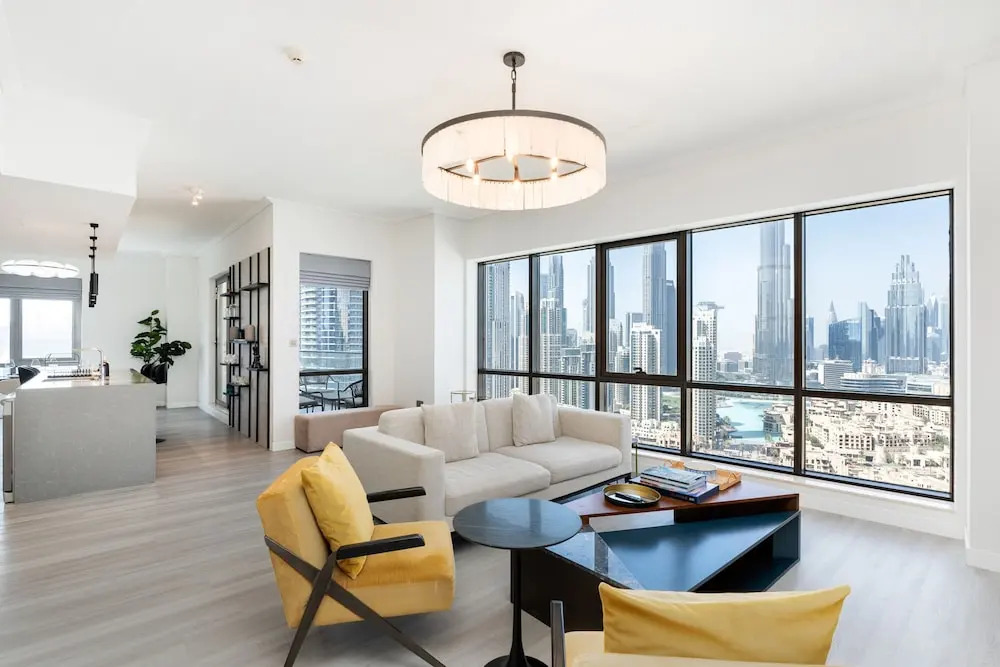 Sleek 3BR Maid s Room w Burj Khalifa View