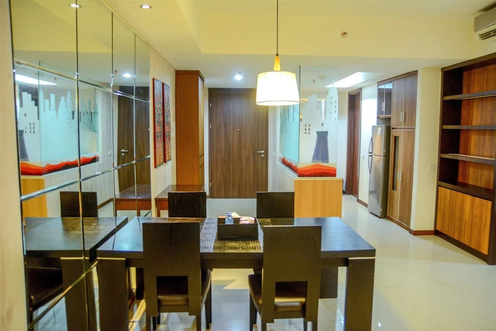 Cozy Pool View Kemang Village Residence Apartment with Direct Access To Mall