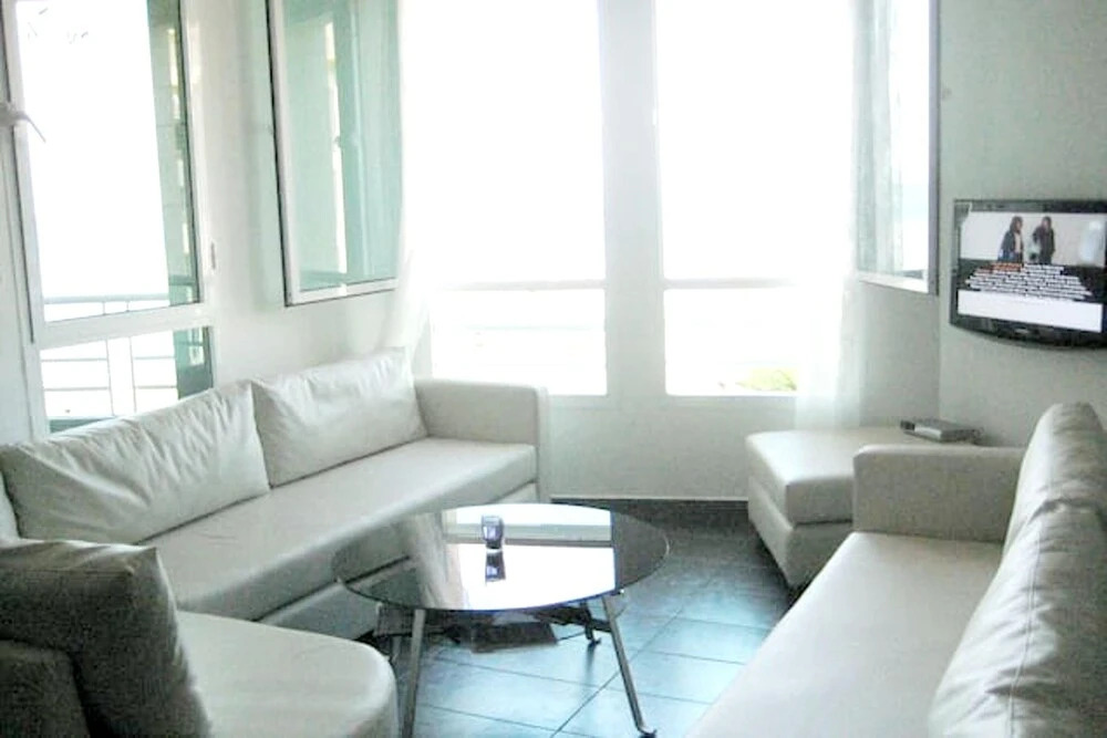 Apartment with One Bedroom in Tanger, with Wonderful Sea View, Pool Access And Furnished Balcony - 50 M From the Beach