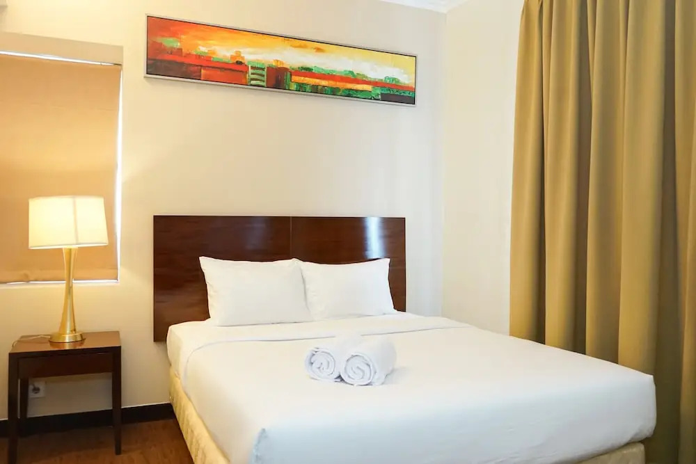 Comfy 1BR Queen Bed Ancol Marina Apartment near Dufan