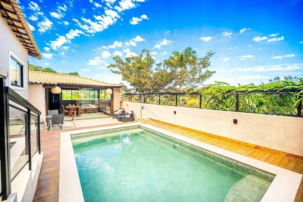 Bz25 Casa com Pisc Geribá 250m da Praia