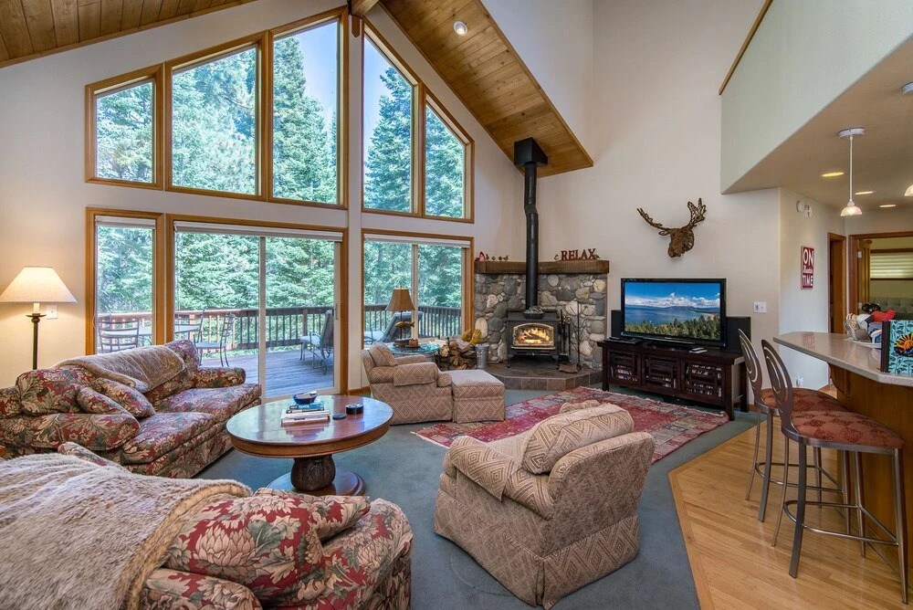 Tahoe Donner Snow Globe Home by RedAwning